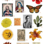 vintage Mexico ephemera digital image bundle