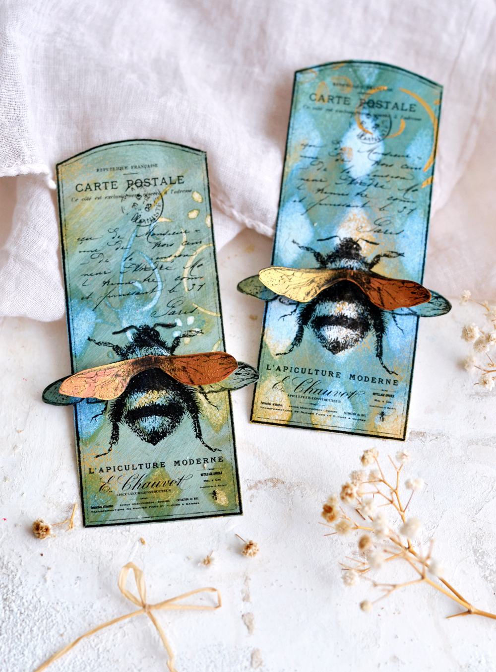 Printable Tags with Bees