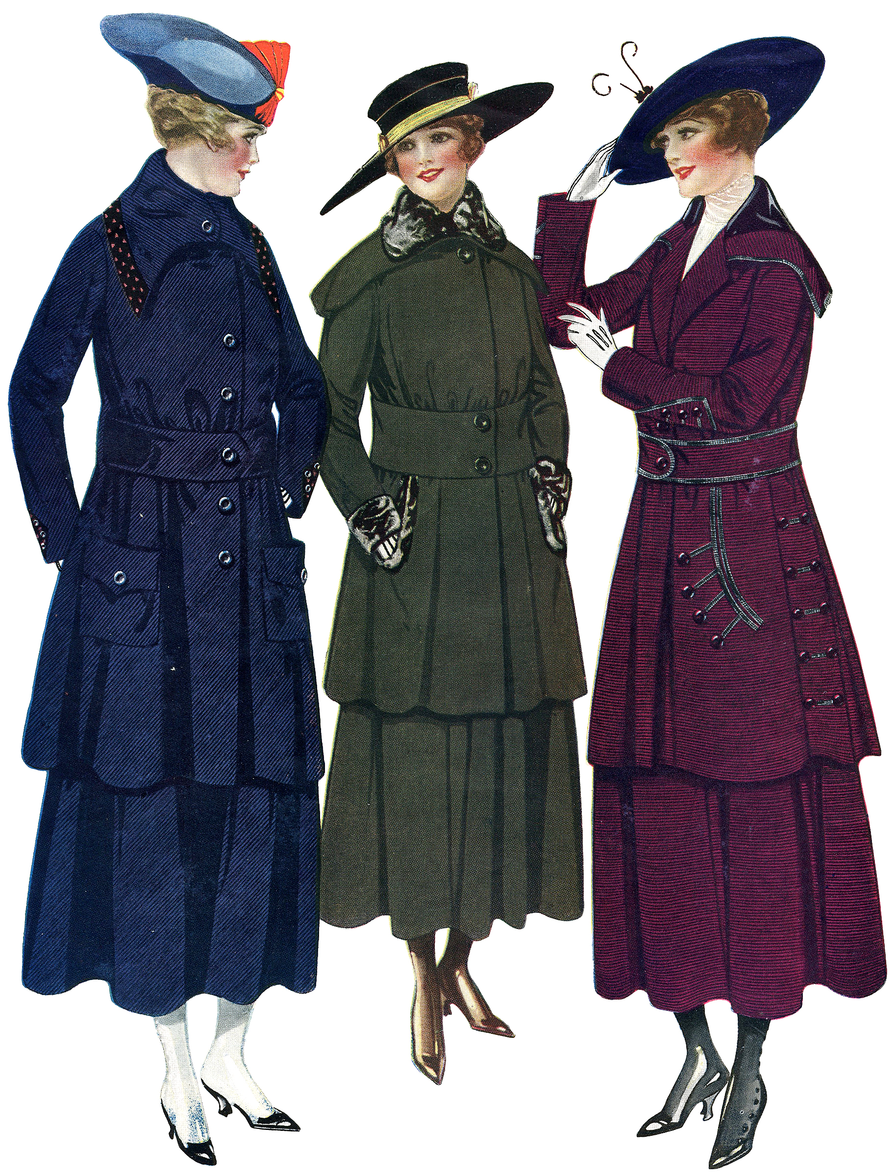 14 Edwardian Fashion Images - (Women's Fashion) - The Graphics Fairy