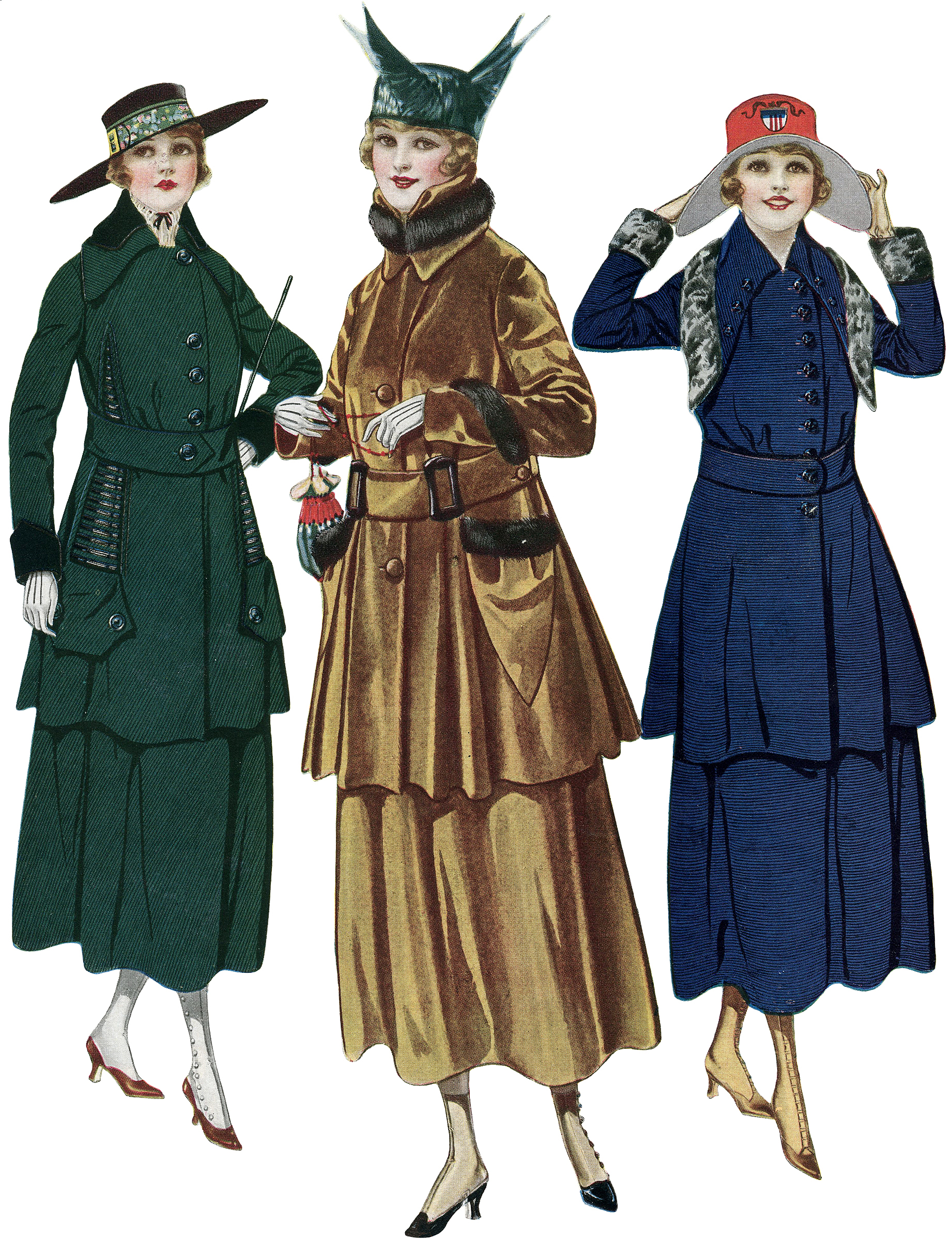 14 Edwardian Fashion Images - (Women's Fashion) - The Graphics Fairy