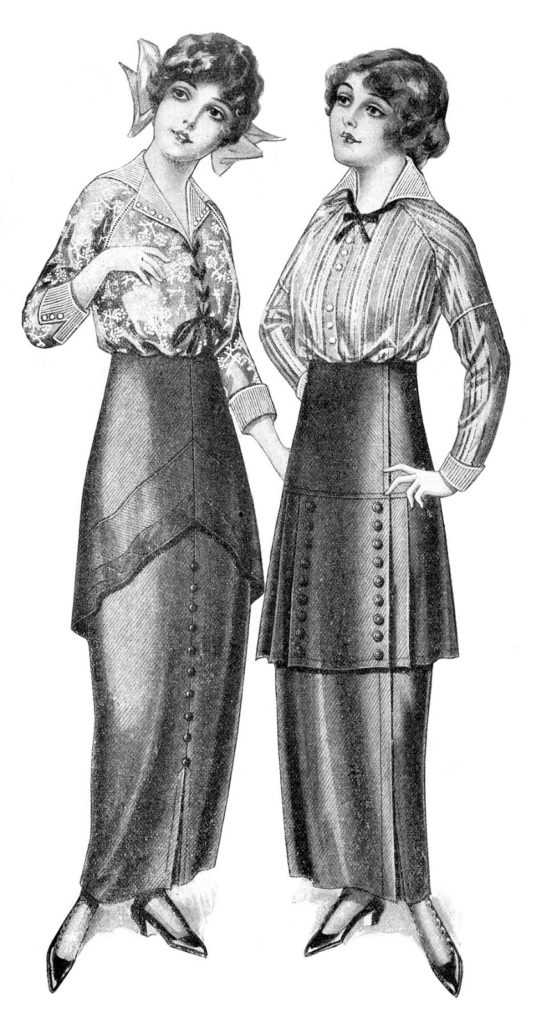 Edwardian fashion plate