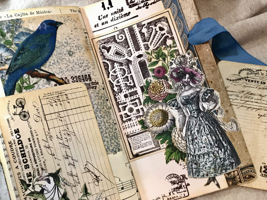 floral garden journal page