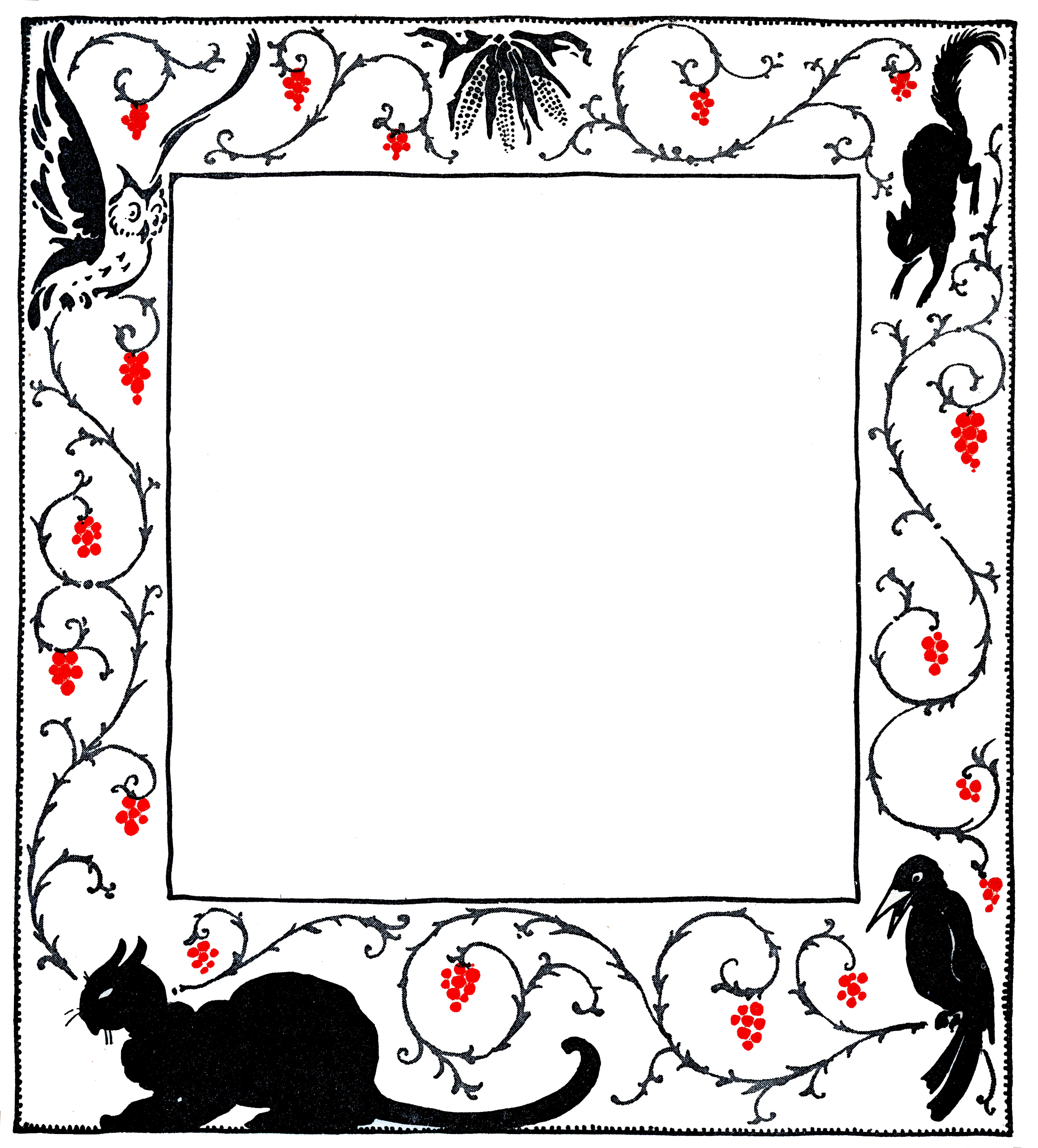 halloween clipart frames