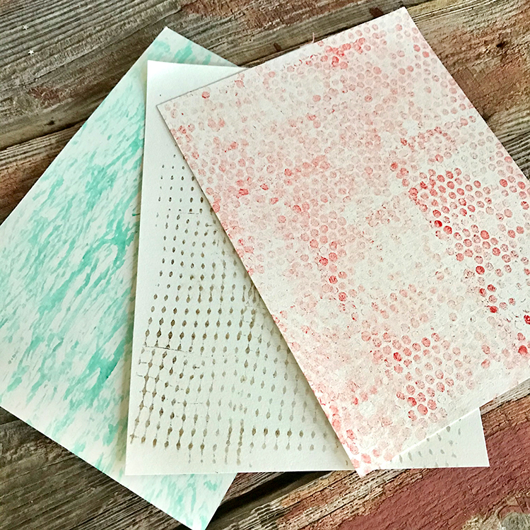 papers with stamp