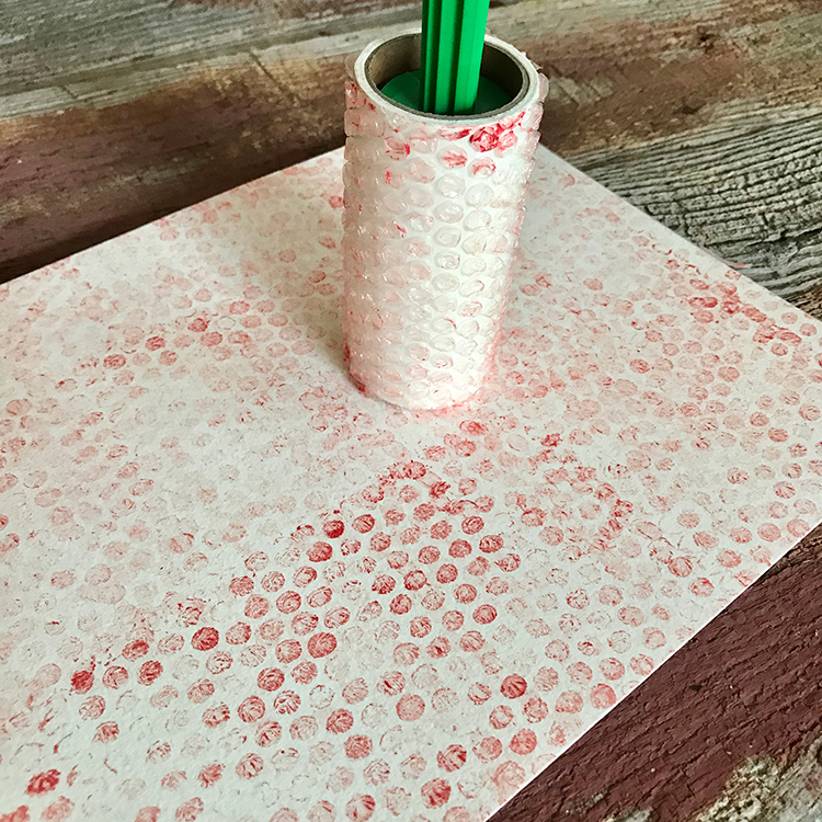 Homemade Roller Rubber Stamp Tutorial