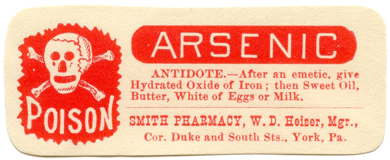 arsenic poison antidote medbullet