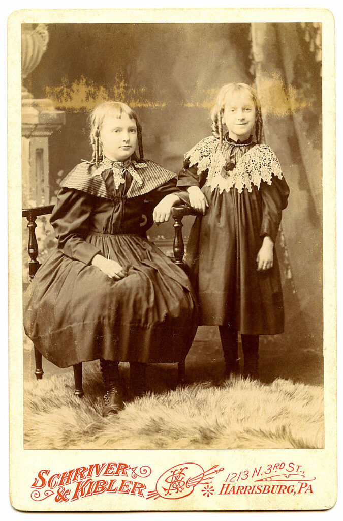 spooky sisters victorian photo image