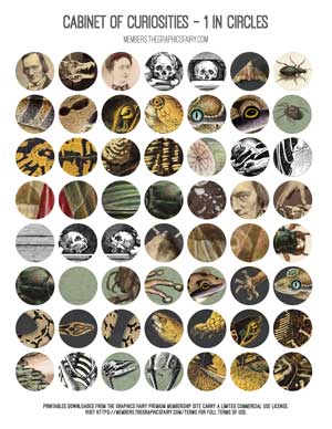 Halloween collage stickers