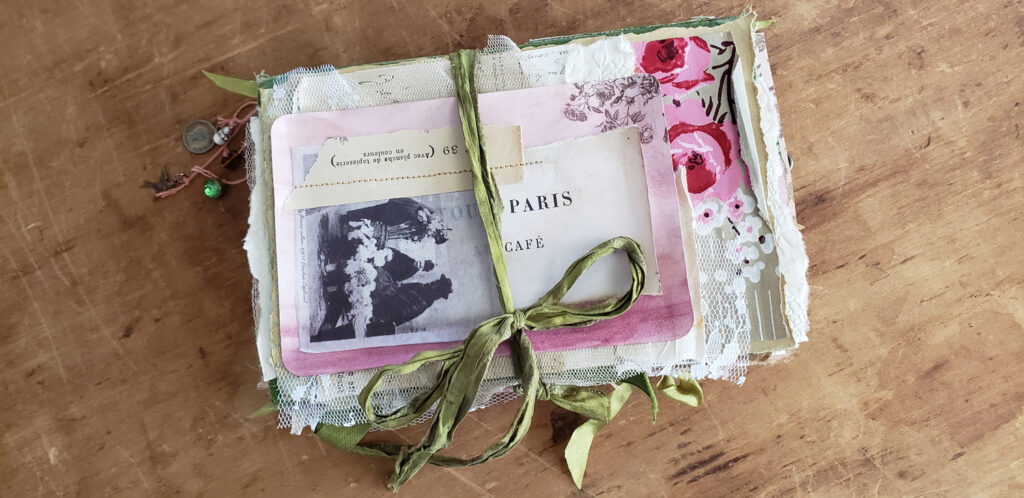 Parisian Flower Market Junk Journal cover