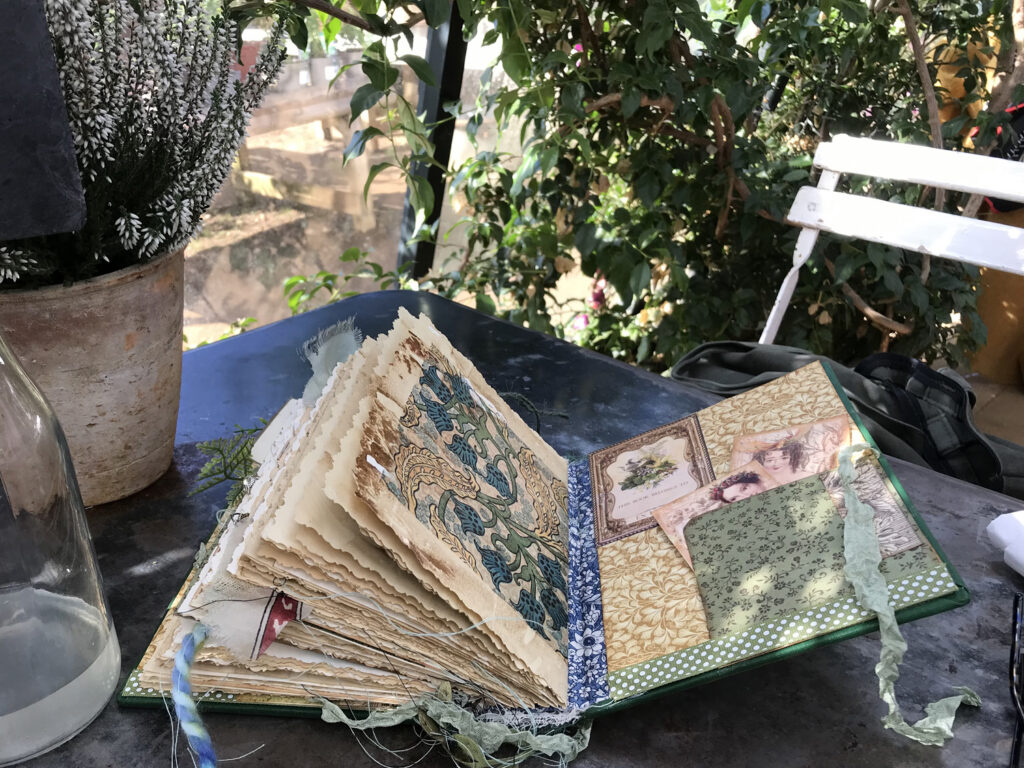 open secret garden junk journal