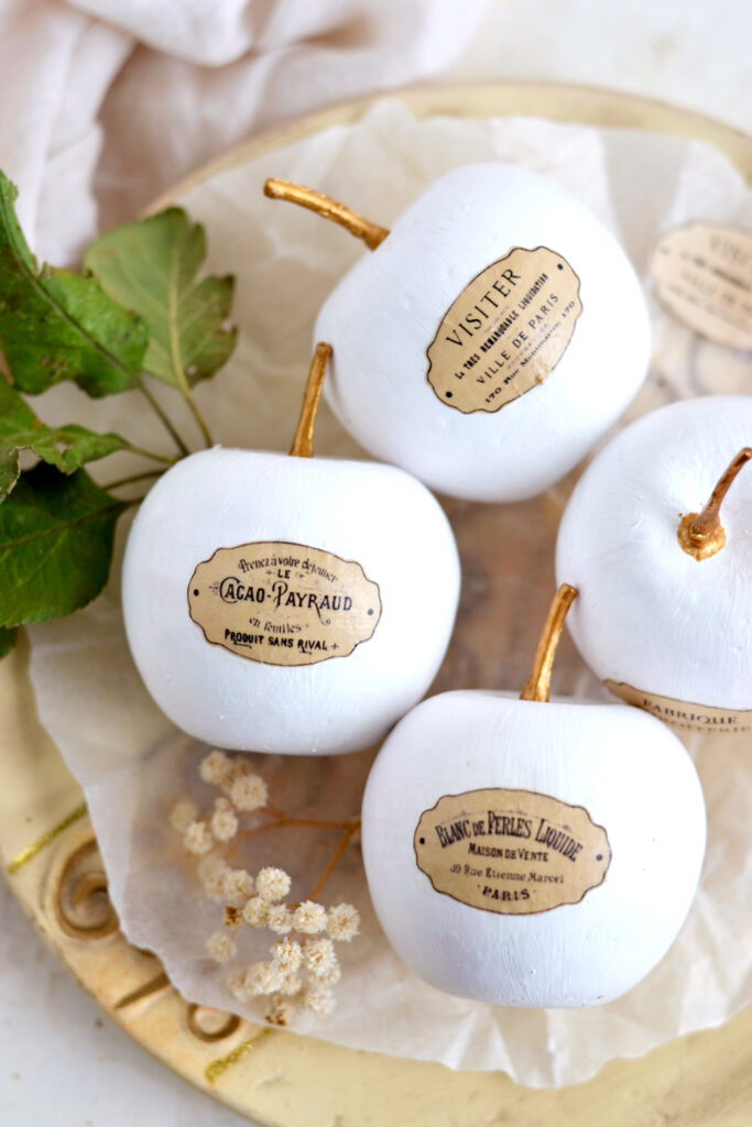 Fall French Apple Decor