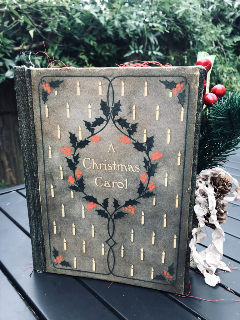 Christmas Carol Junk Journal Cover