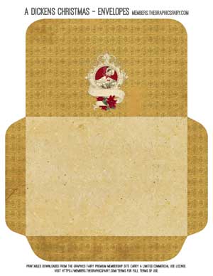 Christmas Collage envelope
