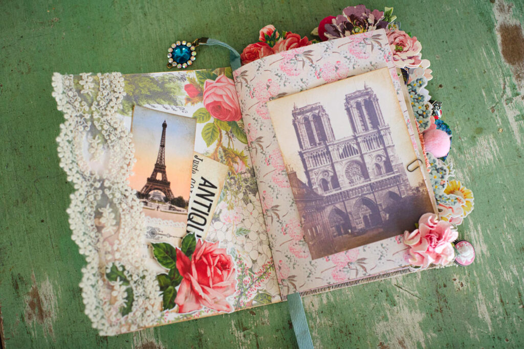 French ephemera journal page