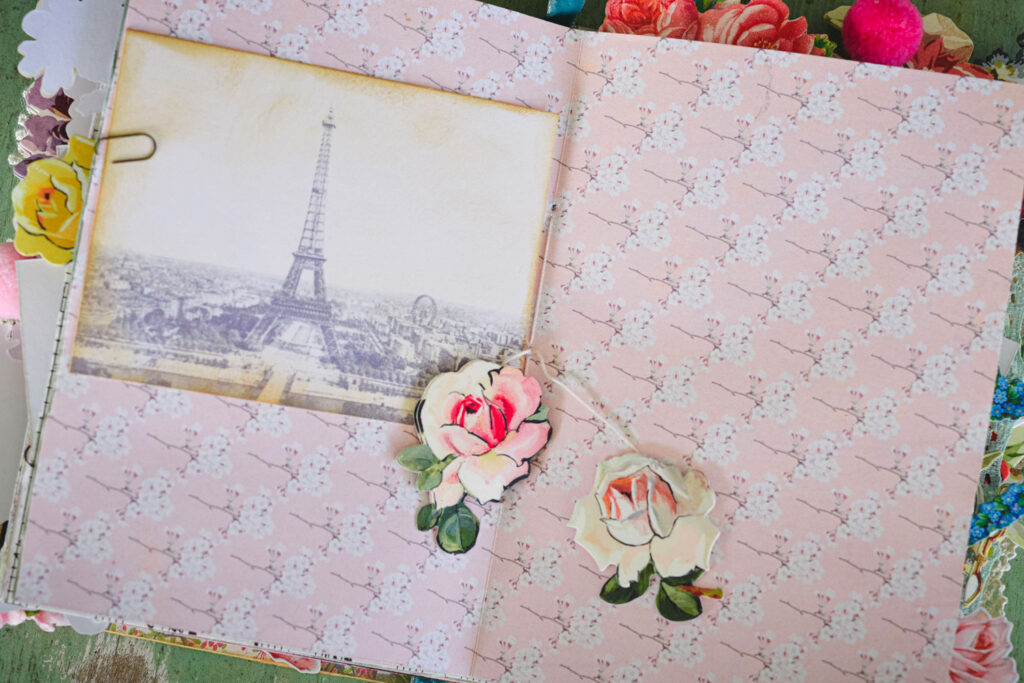 eiffel tower journal page