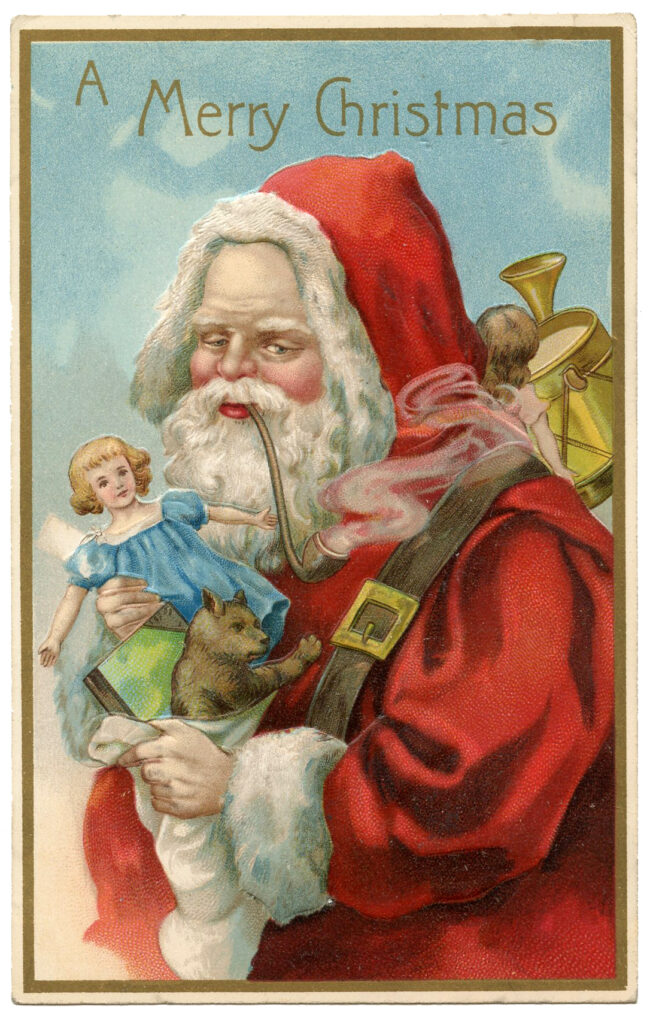 29 Santa Pictures with Red Coats: (Christmas)! - The Graphics Fairy