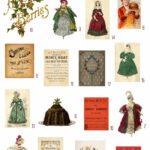 vintage Dickens Christmas ephemera bundle
