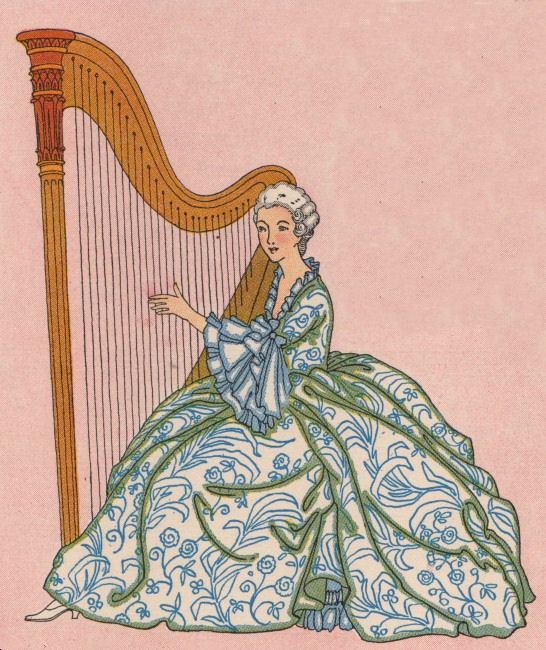 marie antoinette harp image