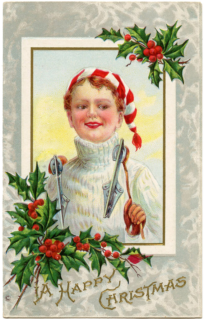 Christmas Skate Boy Image