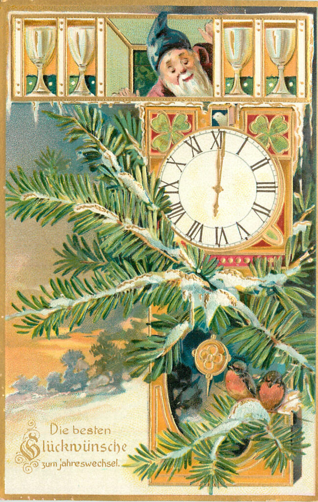 New Year Gnome Clock