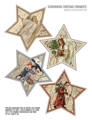 Christmas Collage stars