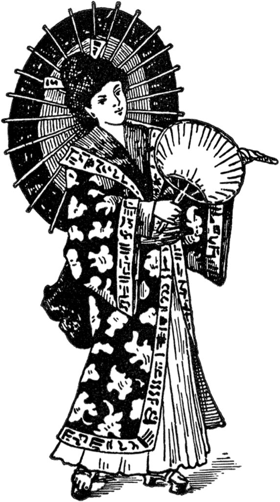 Geisha fan image