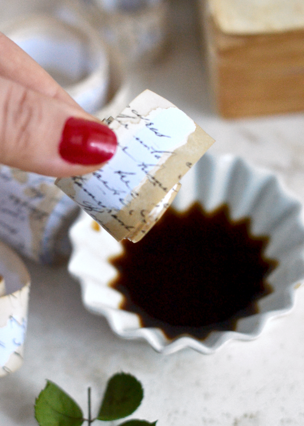 DIY Script Chocolate Wrappers