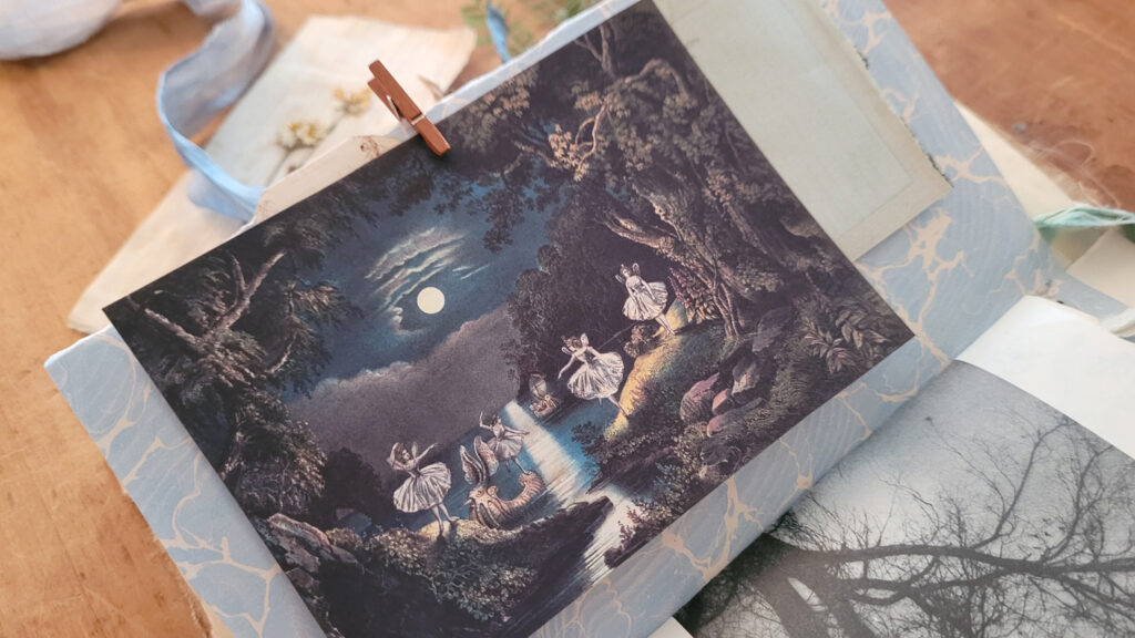 forest fairies journaling card