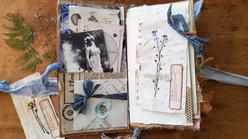 botanist junk journal page