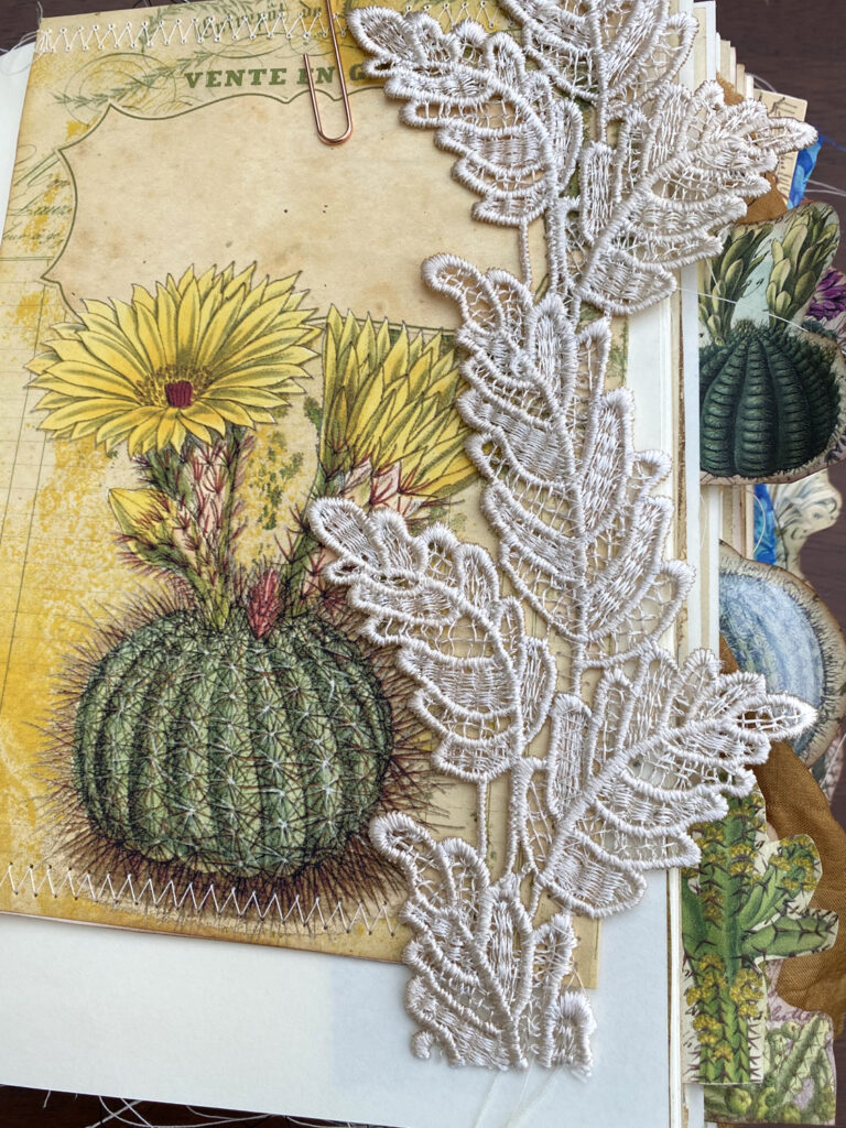 cactus flower image lace 