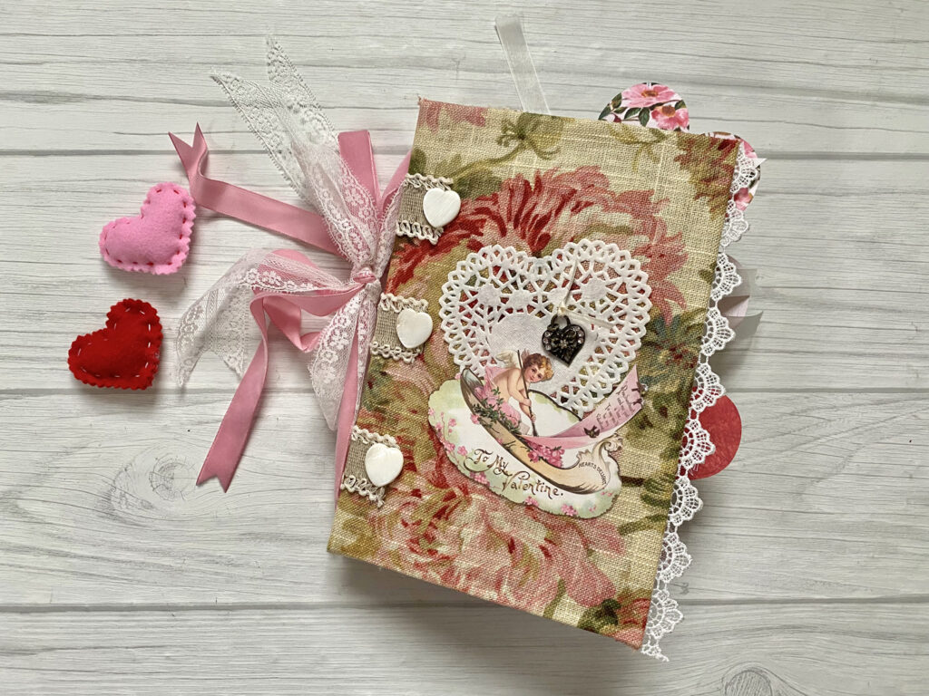 Valentine Junk Journal Cover