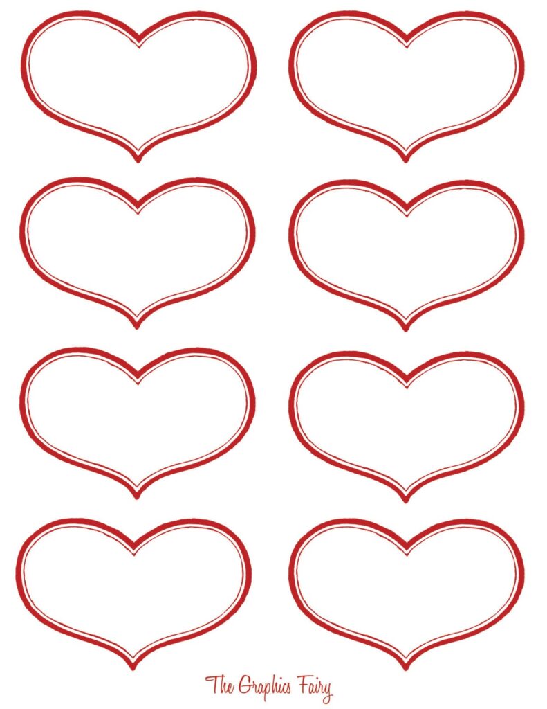valentine stickers printable clipart