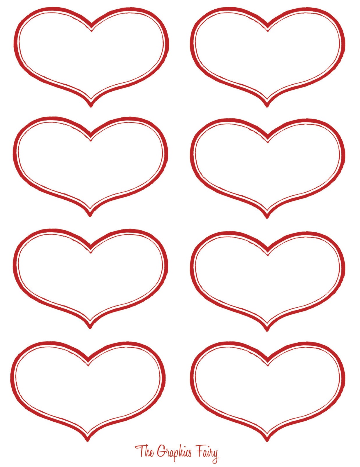 pink valentine hearts clip art