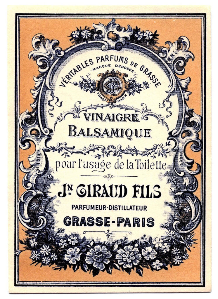 French Vinegar Label