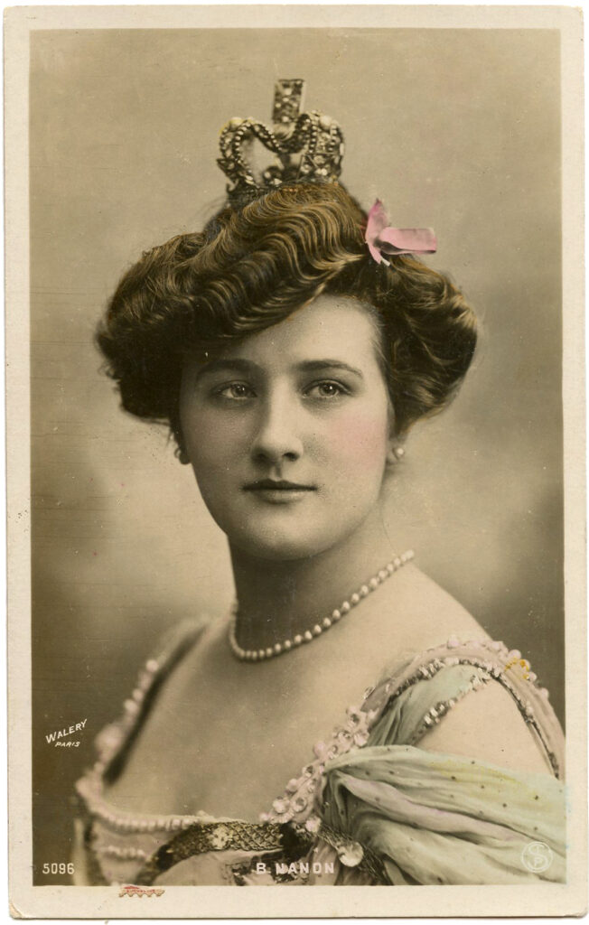 vintage actress queen crown image