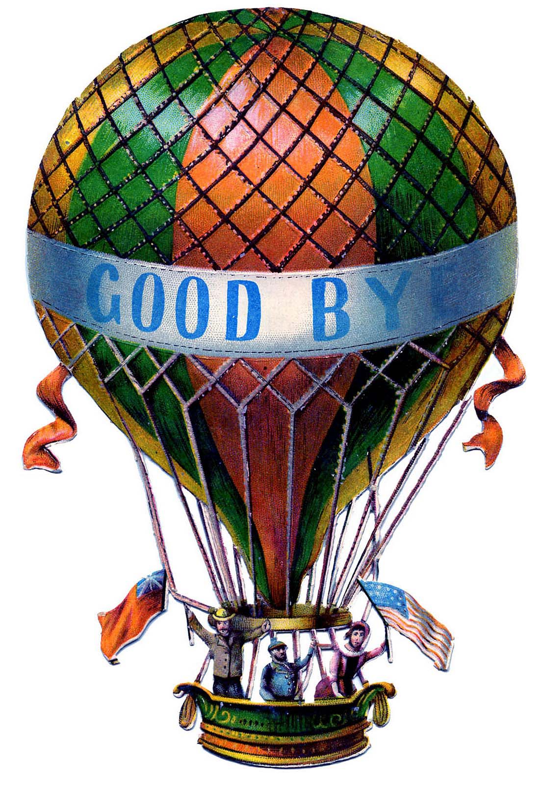 clip art hot air balloon