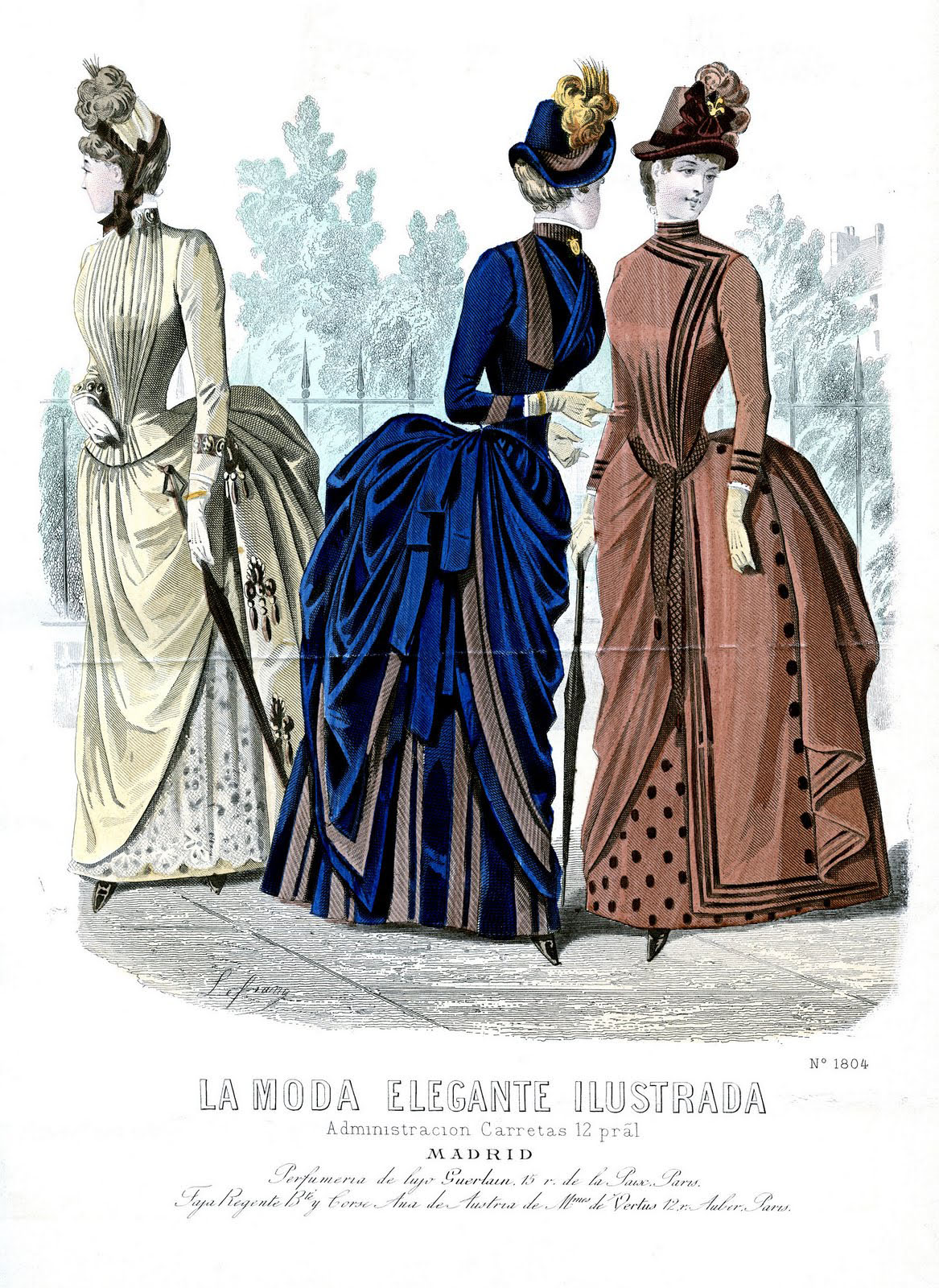 Victorian Fashion Plate ~ Free Graphic - The Old Design Shop