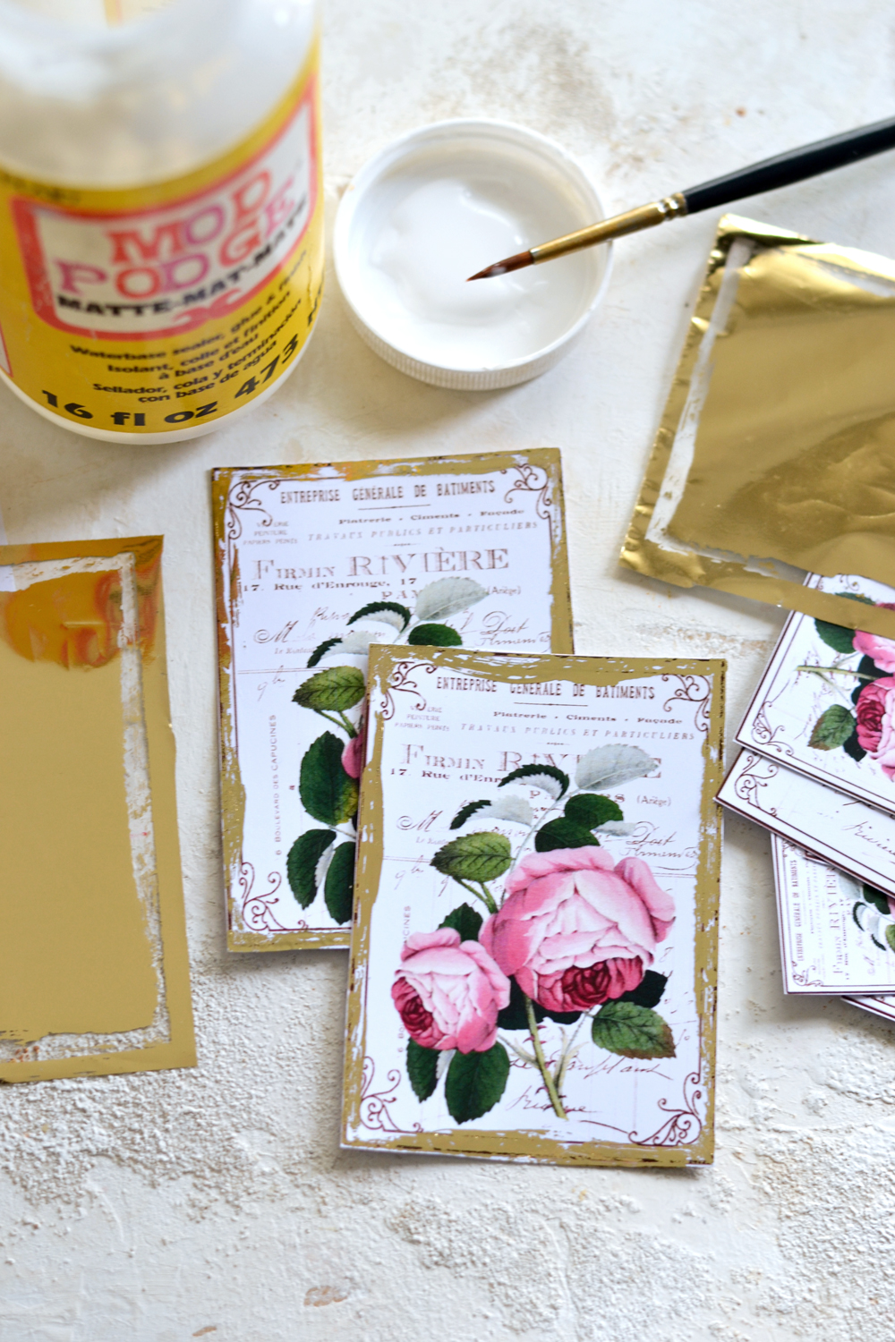 Gold Foil Paper Crafts! - The Graphics Fairy