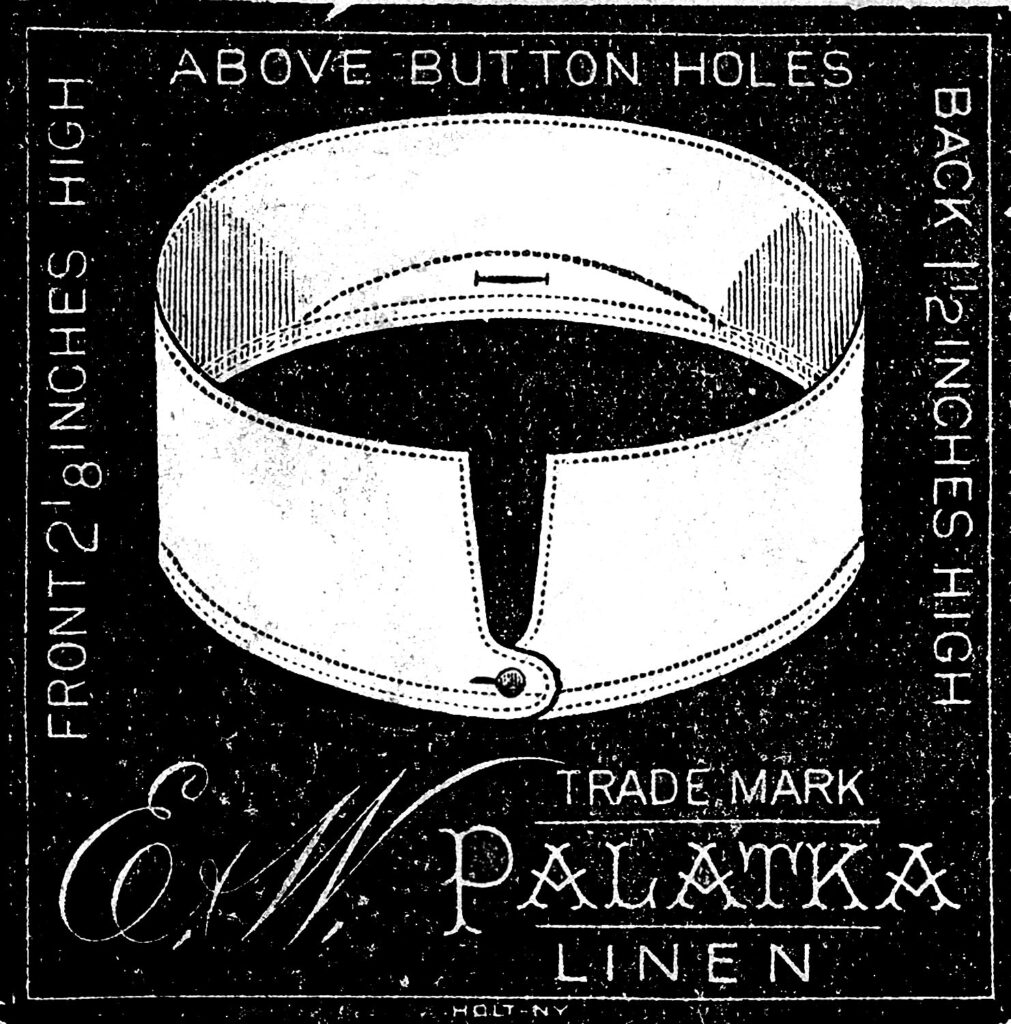 gentleman's antique collar advertising image