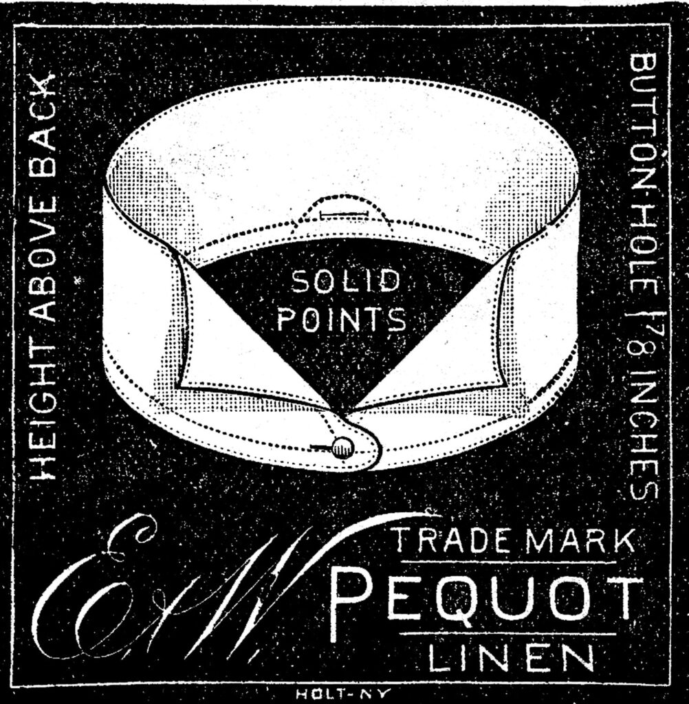 men's vintage collar illustration