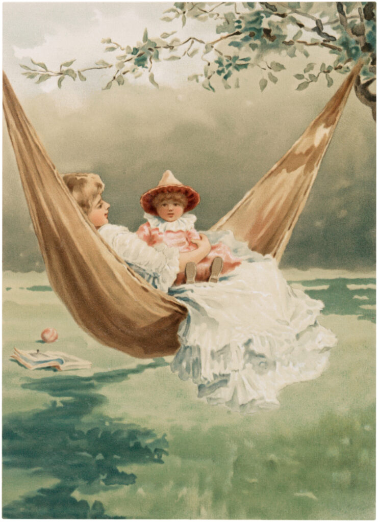 mother child hammock image