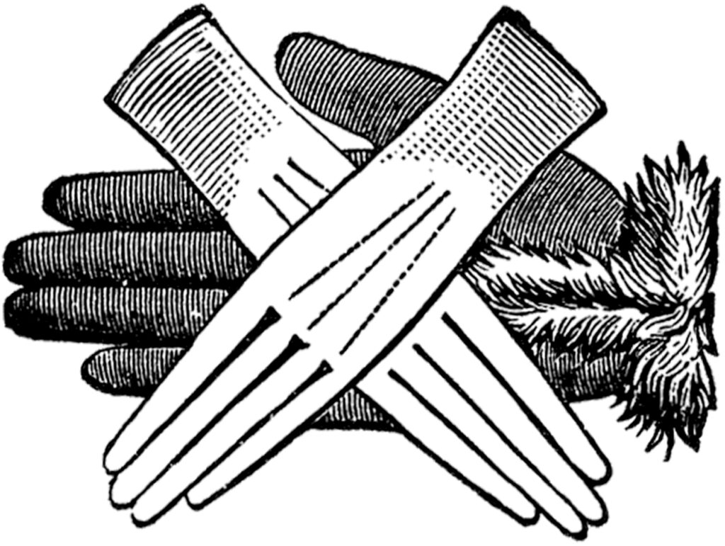 vintage gloves image