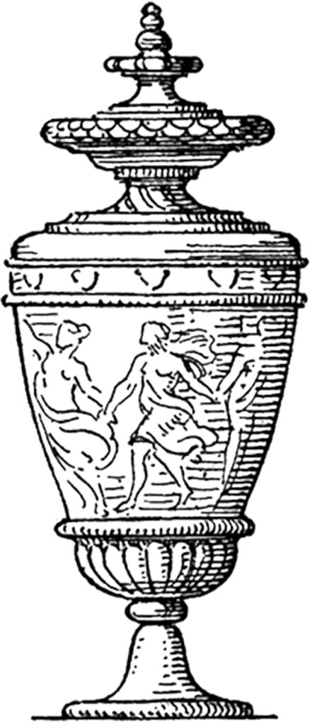 vintage closed urn image