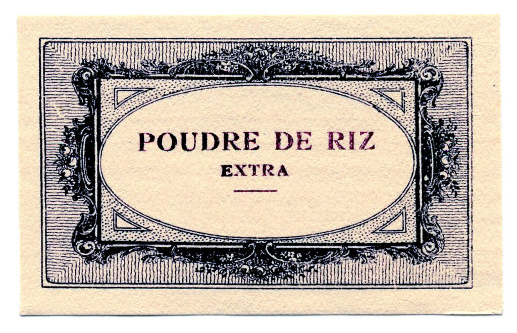 antique French rice powder image