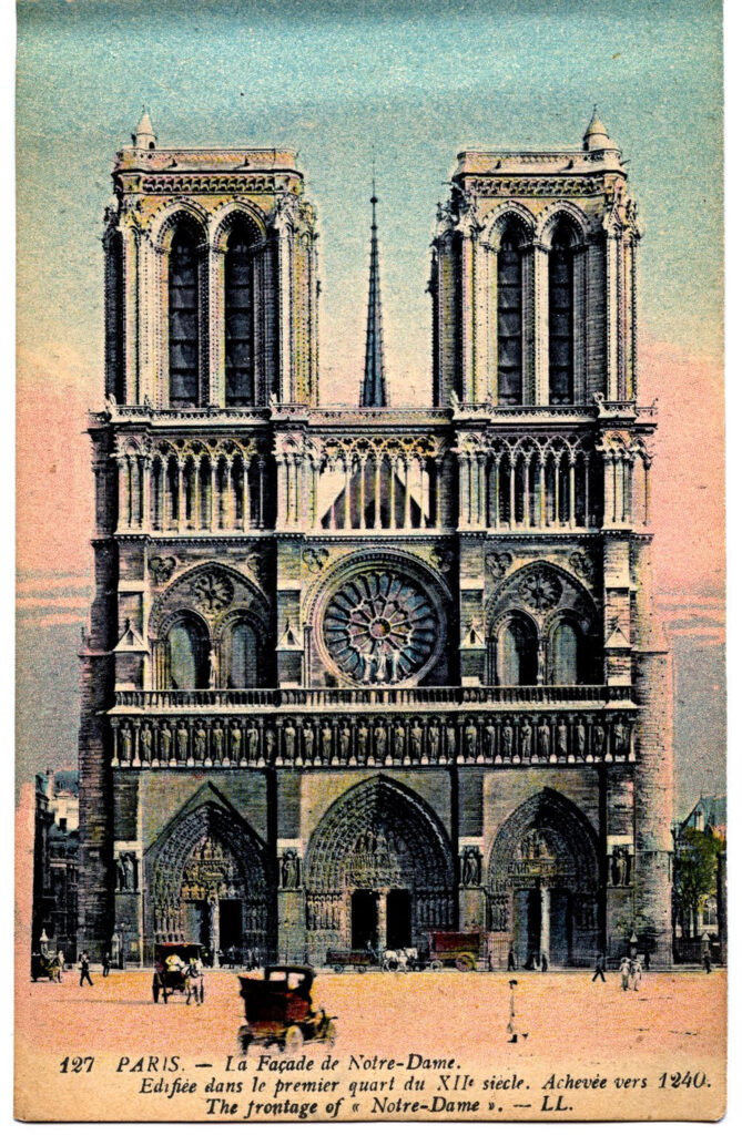 Note Dame Paris Cathedral image