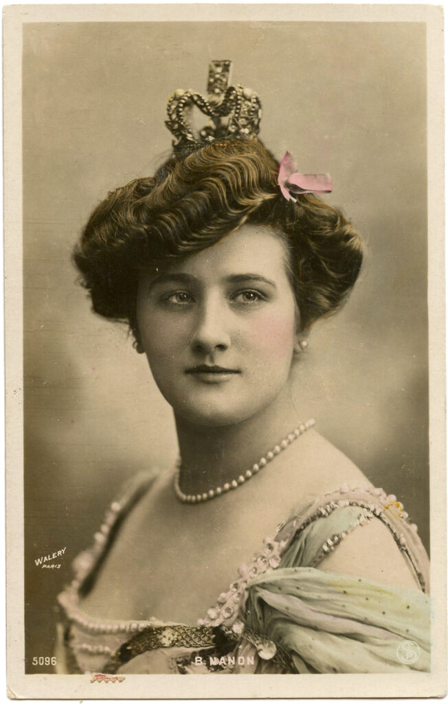 vintage actress queen image