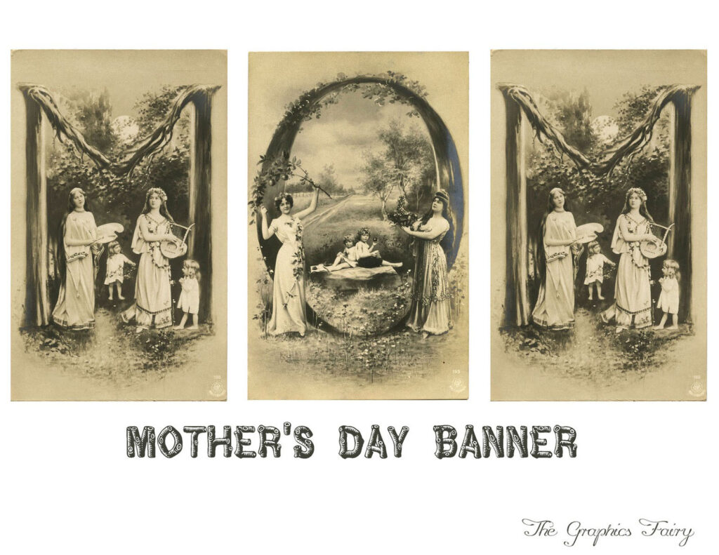 Vintage Printable Mom Banner
