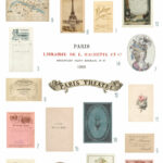 vintage favorite French things ephemera bundle