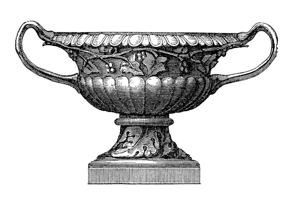 16 Garden Urn Images! - The Graphics Fairy