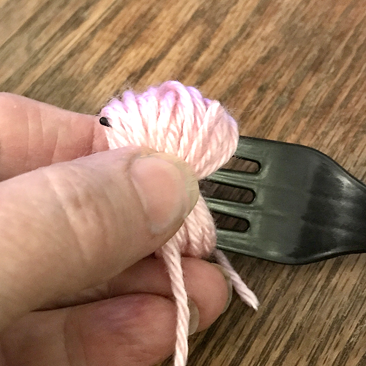 DIY Mini Tassels using a fork — Curly Made